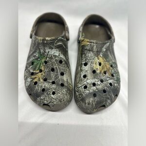 Crocs Realtree APX Camouflage Clog Sz:M:8/W:10 Lightweight Comfort Streetwear